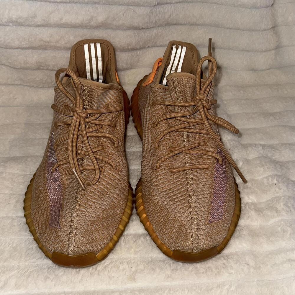Adidas Yeezy Boost 350 V2 EG7490 Clay Orange Men's 8.5 Sneakers Gum Sole - Picture 2 of 8